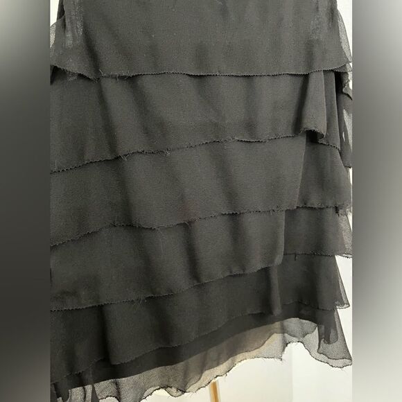 NWT Kas Designs raw hem ruffle top size small - Picture 7 of 7